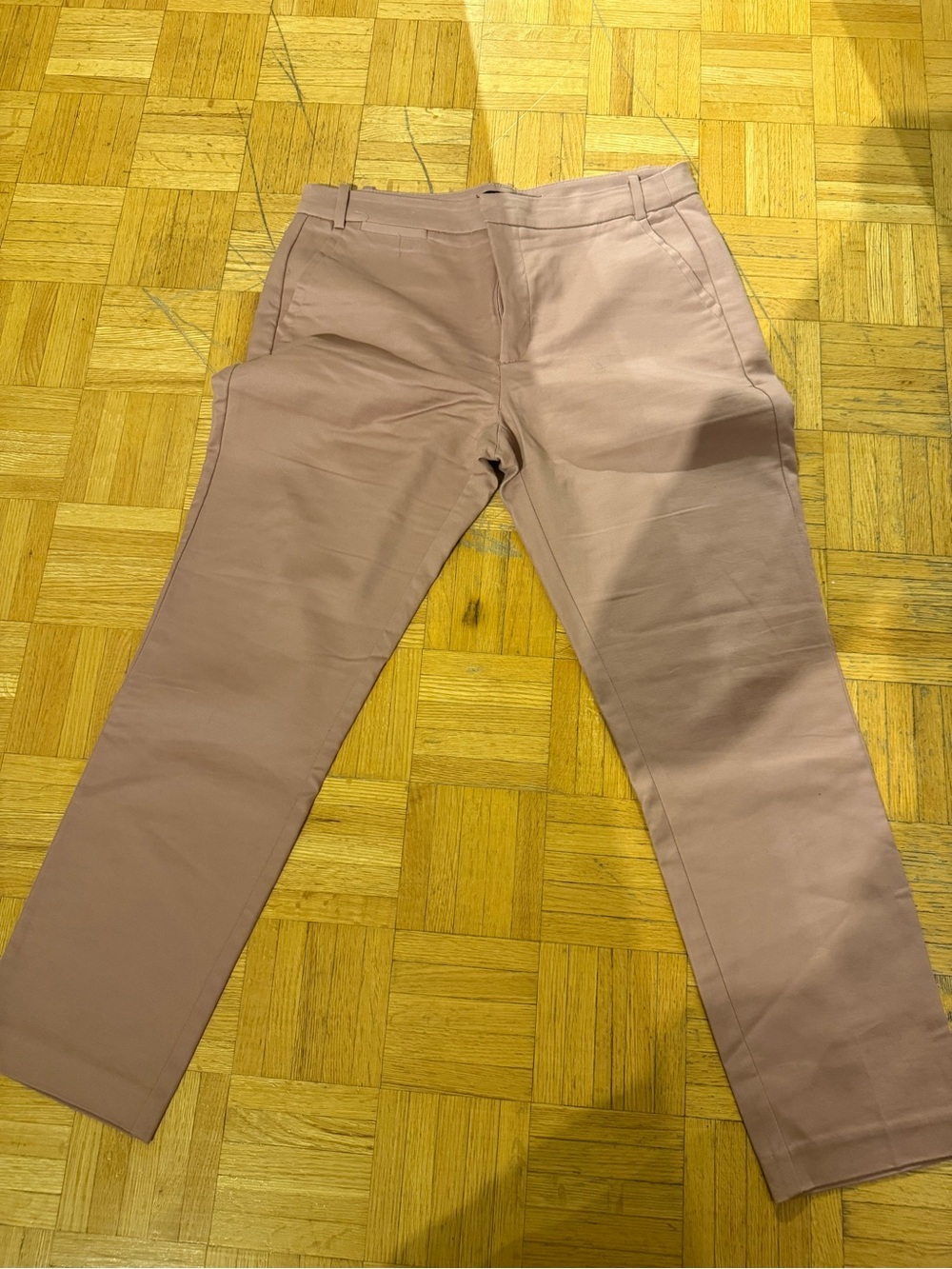 Zara women’s Slim Chino Pants in Dusty Pink- Size US8